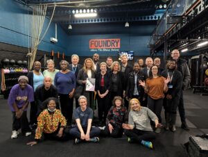 Lambeth health and care leaders visit Community Living Rooms at the Black Prince Trust